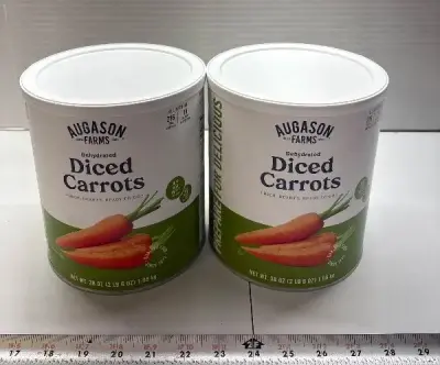(2) 2Lb diced carrots exp:09/50