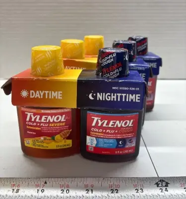 (3) 2pk Tylenol cold + flu