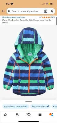 Toddler windbreaker jacket (2T)
