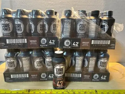 Core power chocolate protein shakes ((48ct)(05/15/26)