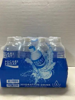 2 12 packs of pocari sweat asian hydration drink 02/10/26