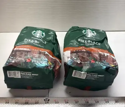 (2) Starbucks pike place coffee exp:03/26