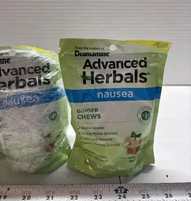 (3) Nausea ginger chews exp:05/26