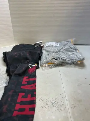 nba branded Miami heat leggins small, 2 pack small tshirts