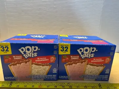 Cherry/strawberry Pop tarts (64ct)(02/28/26)