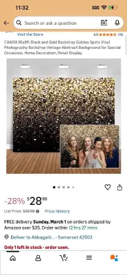 glittery new years backdrop