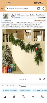 9 ft garland