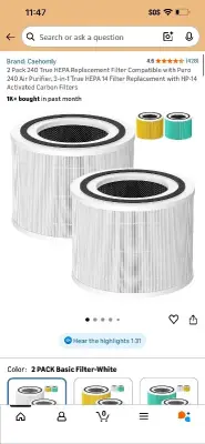 air filters 2 Ct