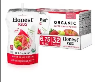 Honest kids organic fruit punch drinks( 10/05/26)(18ct)