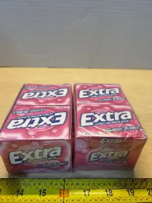 Extra classic bubblegum (sugar free)(240ct)(11/18/26)