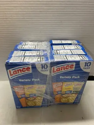 8Ct 10 variety packs of lance sandwich crackers 01/24/26