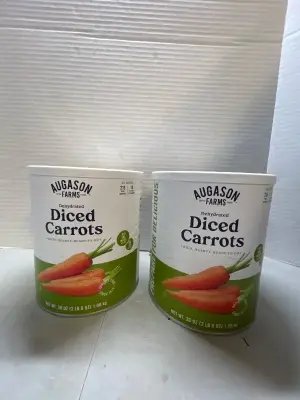 2 38 oz dehydrated diced carrots 09/2050