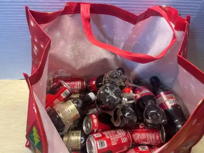 Bag of assorted Coca Cola (indate)