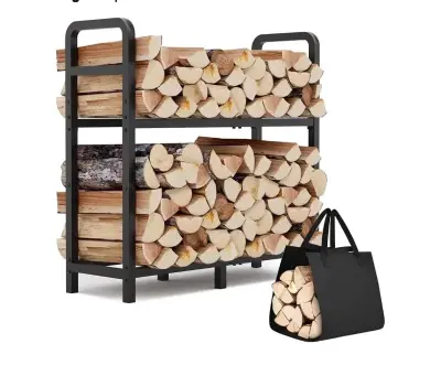 2 tier firewood rack