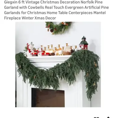 6’ artificial Norfolk pine