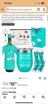 Nurse appreciation gift box