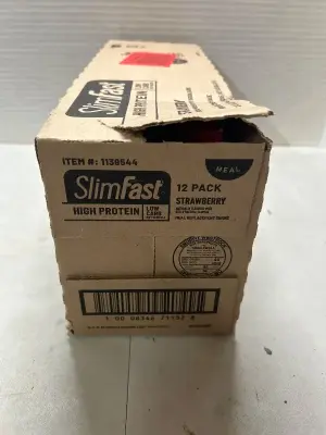 12 pack strawberry slimfast 02/24/26