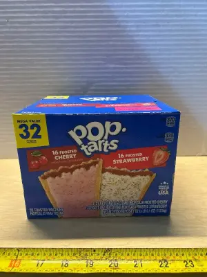 Cherry/strawberry Pop tarts (32ct)(02/28/26)
