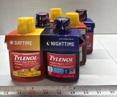 (3) 2pk Tylenol cold + flu exp:03/26