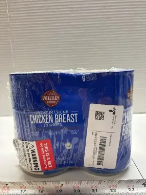 6pk canned chicken breast exp:08/28