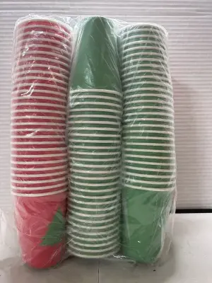 lot of disposable cups