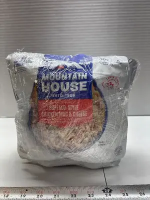 (4) Freeze dried buffalo style Mac & cheese exp:08/55
