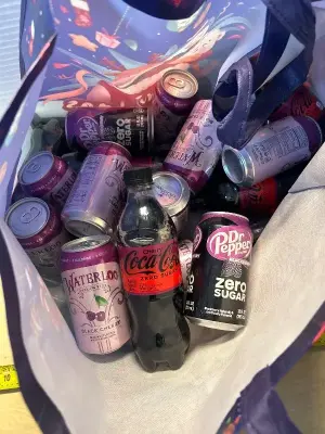 Bag of assorted drinks (all indate)