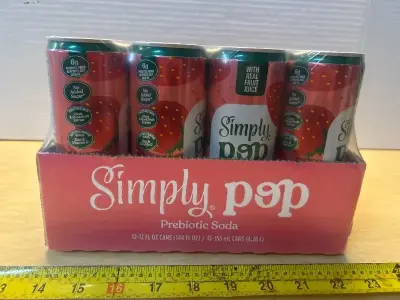 Simply pop prebiotic soda (12ct)(01/12/26)