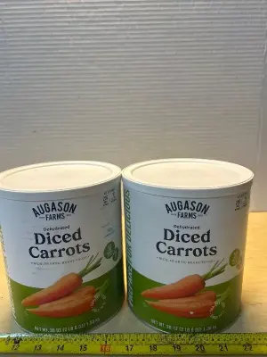 Dehydrated diced carrots (2)(09/18/25)