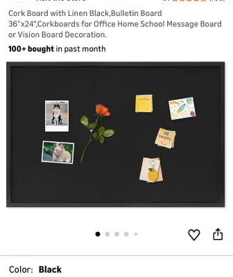 36”x24” cork board