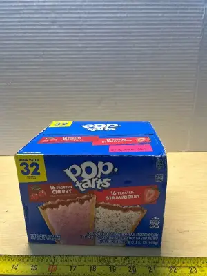 Strawberry/cherry pop tarts (32ct)(02/28/26)