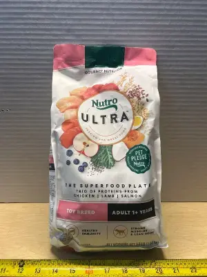 Nutro ultra chicken/lamb/salmon dog food (3.5lbs)(03/11/26)