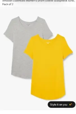 Women’s T shirts (2pk)(3ct)(L)