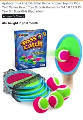 Light up Toss & catch game set