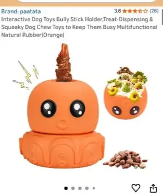 Interactive dog toy / treat dispensers (2)