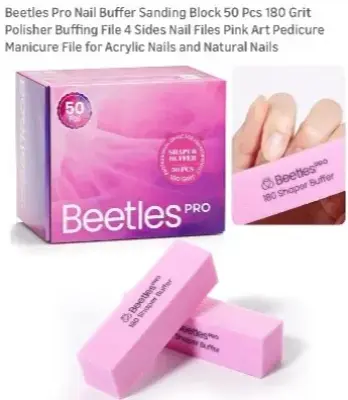 Beetles pro nail buffers  and eye shadow pallet