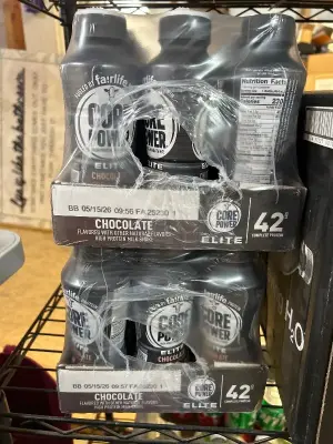 2 12 pack core power elit chocolate 05/16/26