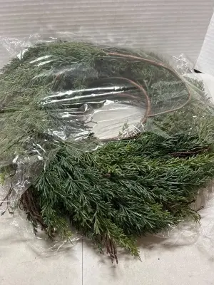 faux plant for wreath