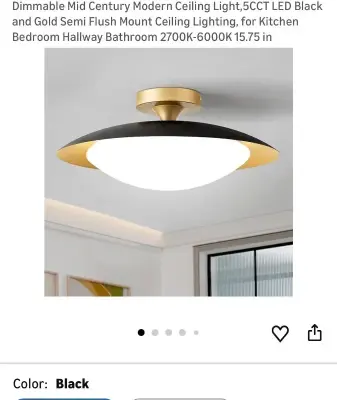 15.75” modern ceiling light