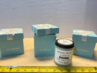 Kosmickiss lavender candles(3)