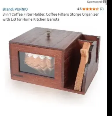 Coffee filter holder