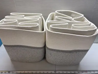 6ct rope baskets
