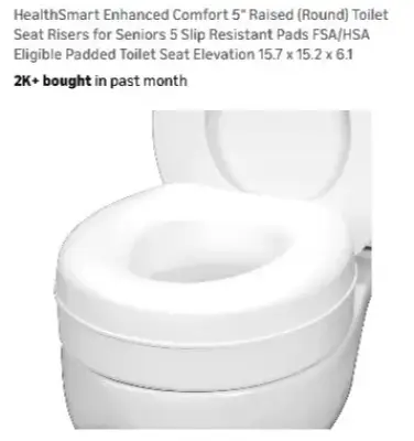 Toilet seat riser