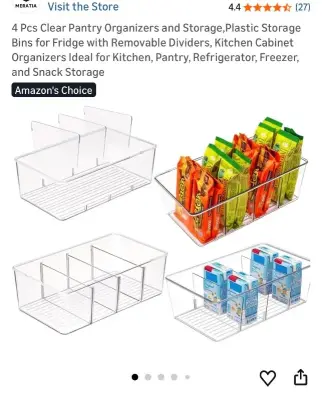 4pk party organizer bins
