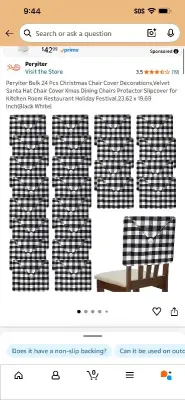 24 ct christmas chair covers