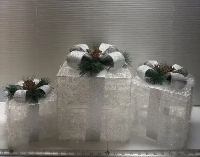 3pc light up Christmas decor