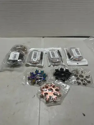 3 key fabs and 2 4 packs of screwdriver key chains