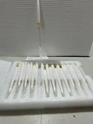 12 ct faux candle battery powered with icicle hook