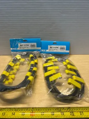 Tire traction chain rubber tightener (set of 2)(2)