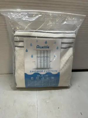 cloth shower curtain 36 W x 75 H